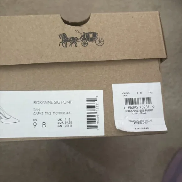 Coach Roxanne Signature Pump Shoes Kitten Heel - Picture 8 of 8